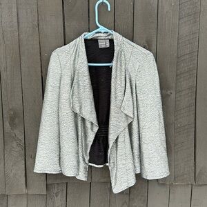 Anthracite by Muse Silver Cardigan size 2